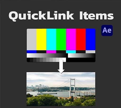AE丢失素材一键修复插件 QuickLink Items V1.7 Win