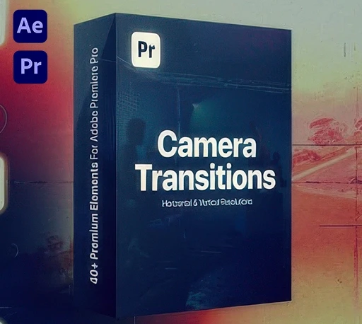 动感电影级镜头运动转场预设AE/PR模板 Fast Camera Transitions