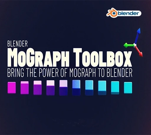 Blender程序化动态图形动画资产预设 Blender Mograph Toolbox v1.2.2 + Presets