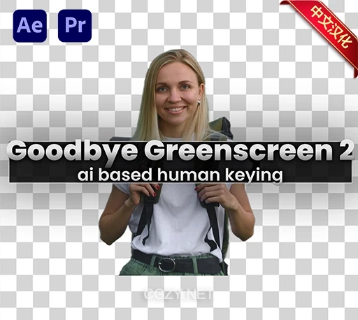 中文汉化-AE/PR智能视频背景抠像插件 Goodbye Greenscreen 2 v2.5.58 Win/Mac｜星聚资源网