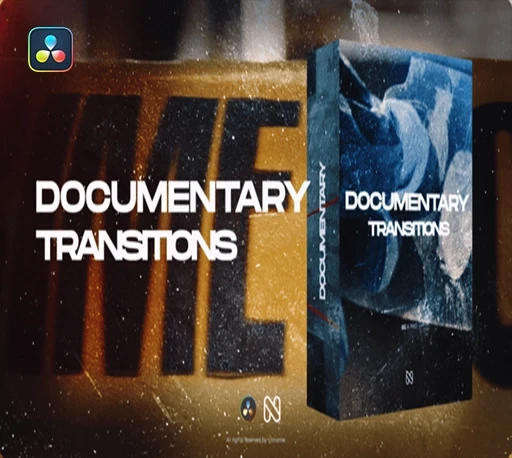 达芬奇纪录片叙事电影转场预设 Documentary Transitions for DaVinci Resolve｜星聚资源网