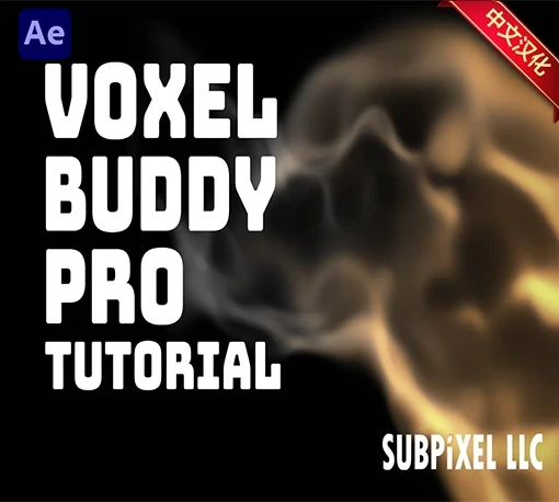中文汉化-AE三维体素体积渲染插件插件 Voxel Buddy Pro v1.0 Win/Mac + 使用教程