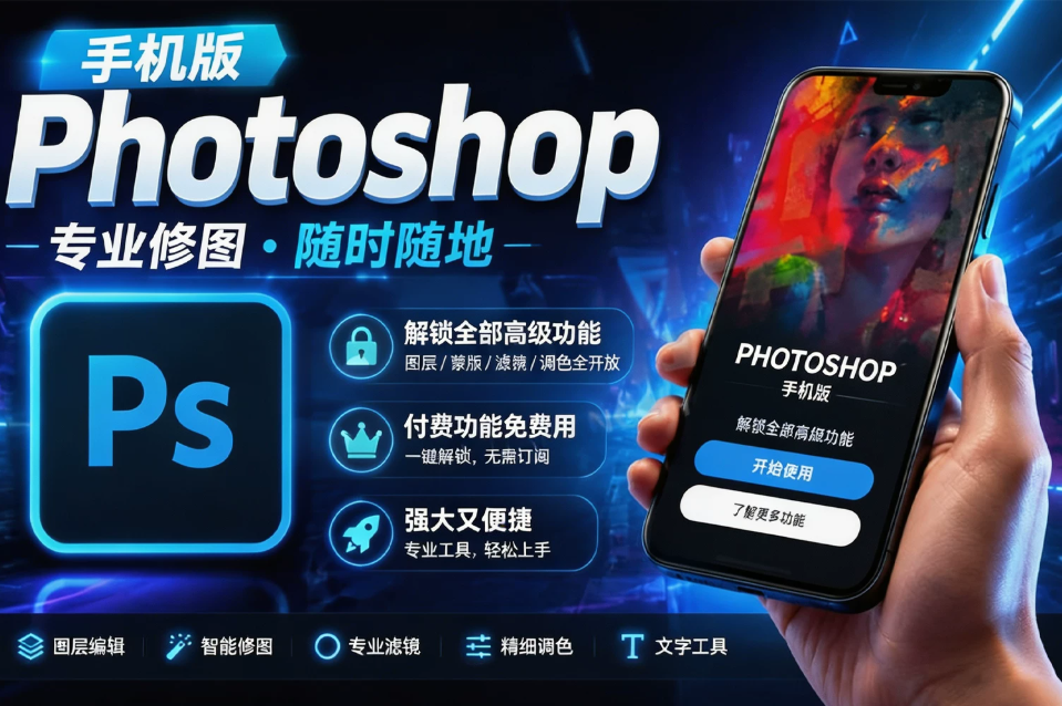 重磅更新｜Photoshop 手机端 v18.1.35，AI 一键识别画面主体