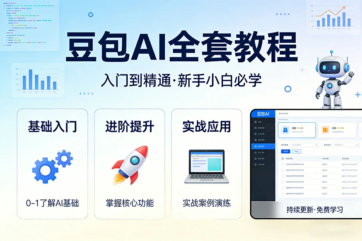 豆包ai使用全套教程【入门到精通】新手必学/提示词指令大全/实操-星聚资源网