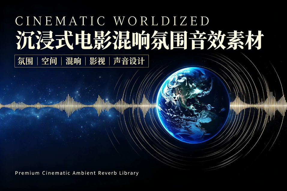 【配乐音效】800+沉浸式电影游戏纪录片自然混响背景环境音氛围音效 SoundMorph – Sinematic Worldized