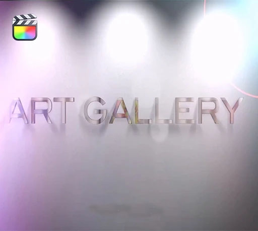 FCPX艺术照片画廊文字标题转场动画插件 Pixel Film Studios – Art Gallery-星聚资源网