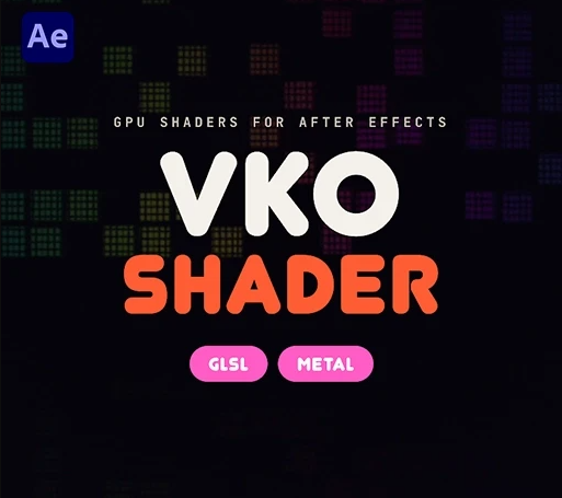 中文汉化-AE音乐可视化音频响应实时VJ视觉特效插件 VKO Shader v1.3 Win/Mac + 使用教程